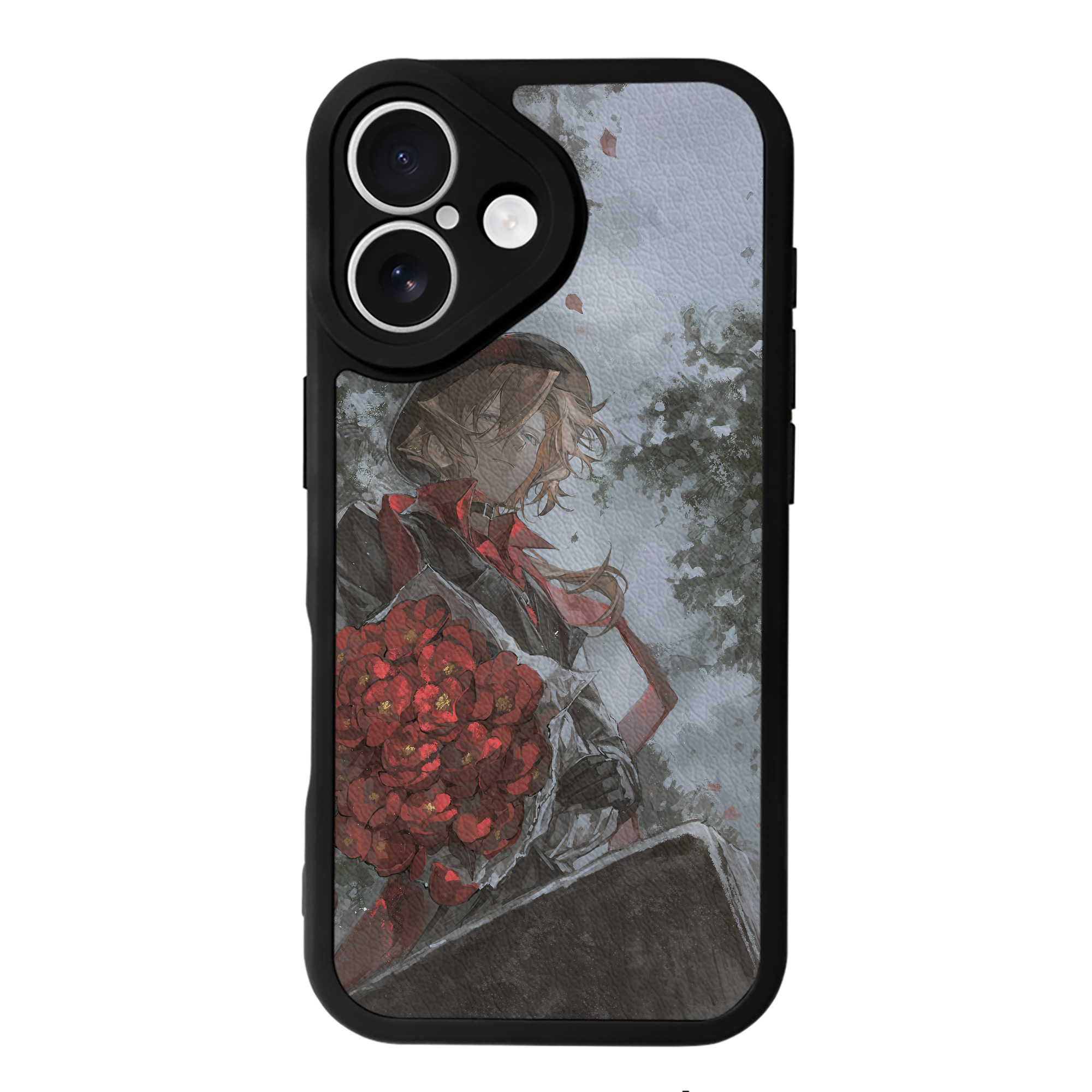 （画像用） 文豪ストレイドッグス Bungo Stray Dogs 【iPhone 16シリーズ対応】シリコンスマホケース（レザー調） 材質：シリコン